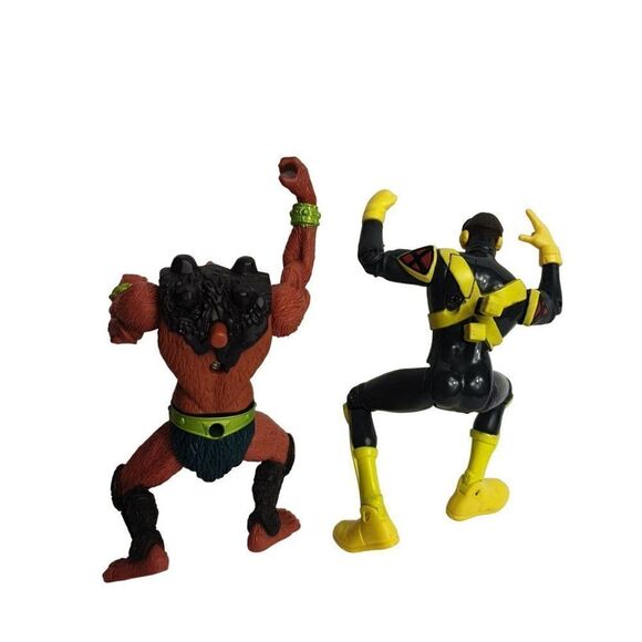 Marvel Cyclops X-Man Evolution Figure  Beast Man Masters of the Universe Bundle - Picture 6 of 7